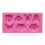 Hundeform Silikon Fondant Kuchen Dekorationsform, Hundeform