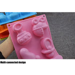 Silikon Baby Spielzeug Form Backform Gelee Pudding Schokoladenkuchen Dekoration, Zufällige Farblieferung, Baby Spielzeug Form