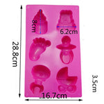 Silikon Baby Spielzeug Form Backform Gelee Pudding Schokoladenkuchen Dekoration, Zufällige Farblieferung, Baby Spielzeug Form