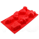Silikon Baby Spielzeug Form Backform Gelee Pudding Schokoladenkuchen Dekoration, Zufällige Farblieferung, Baby Spielzeug Form
