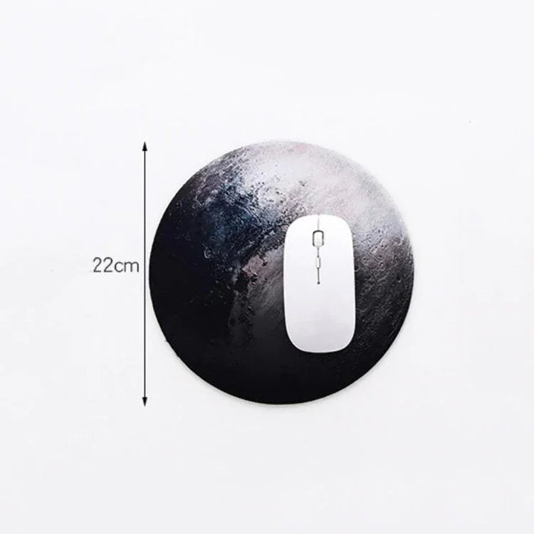 2 Stück 22 cm runde Mauspads mit niedlichem Fruchtmotiv, Schreibtischunterlagen, Bürobedarf