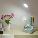 Student USB-Ladefunktion Schlafzimmer Touch LED Augenschutz Multifunktionale Kreative Schreibtischlampe, Mit Ventilator, Ohne Ventilator