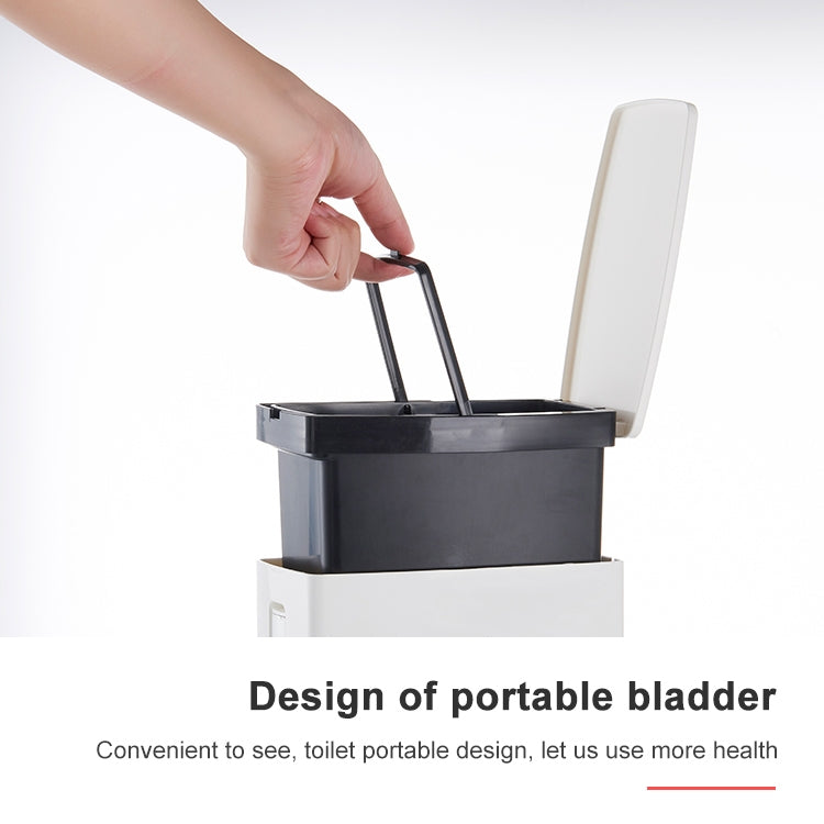 Badezimmer Mülleimer Toilettenbürsten-Set Toilettenabfallbehälter