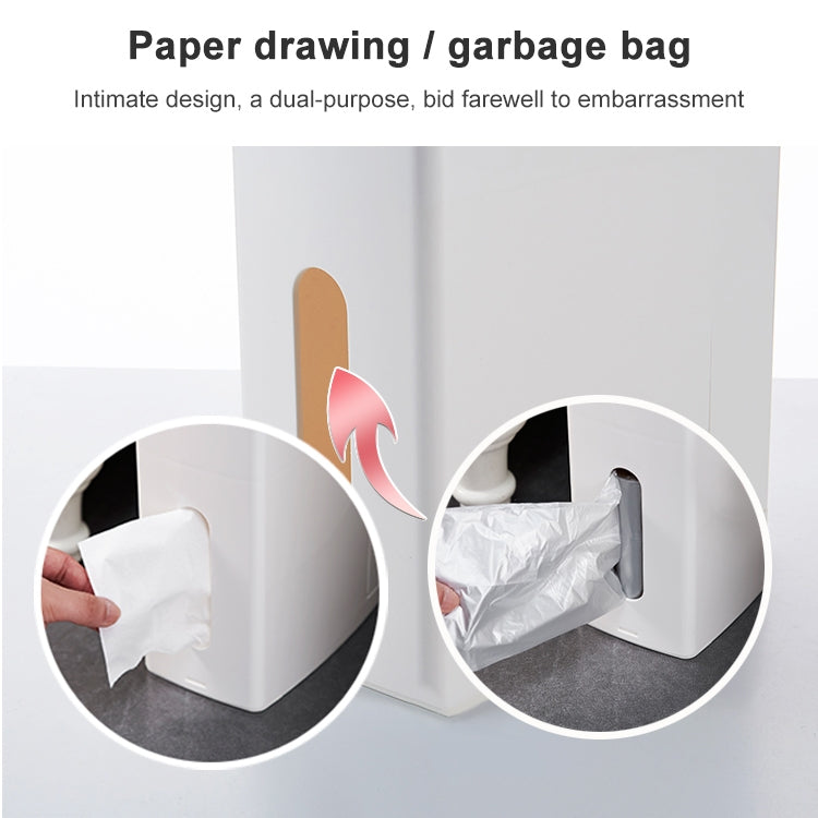 Badezimmer Mülleimer Toilettenbürsten-Set Toilettenabfallbehälter
