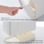 Badezimmer Mülleimer Toilettenbürsten-Set Toilettenabfallbehälter