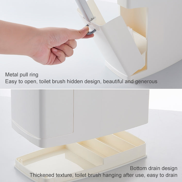 Badezimmer Mülleimer Toilettenbürsten-Set Toilettenabfallbehälter