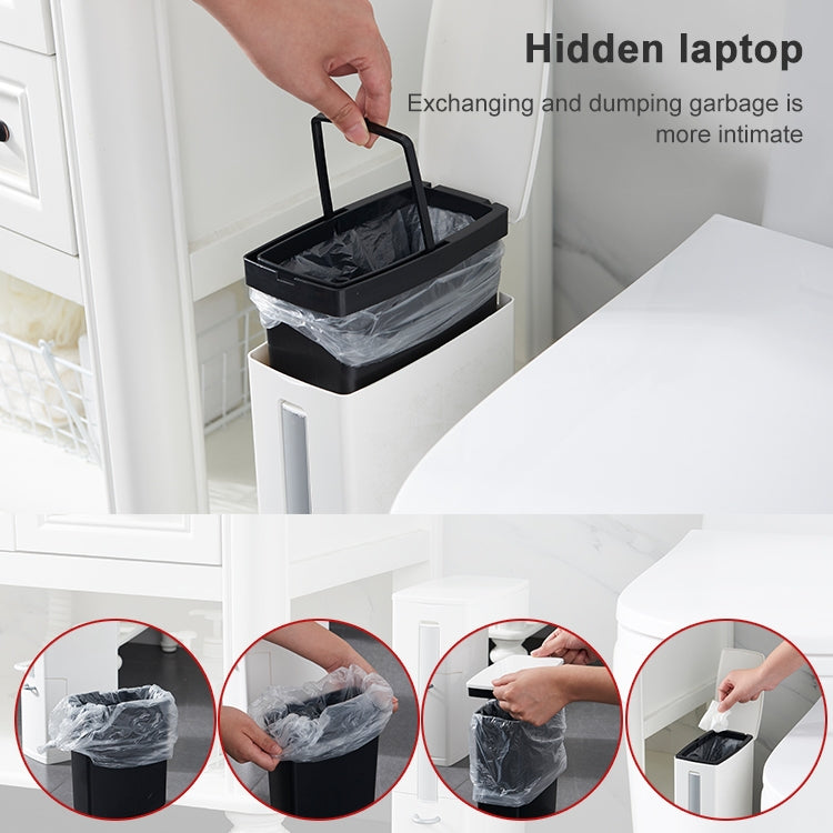 Badezimmer Mülleimer Toilettenbürsten-Set Toilettenabfallbehälter