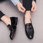 Britische spitze Schuhe Vielseitige Freizeitschuhe Slip-on Herrenschuhe, 38, 39, 40, 41, 42, 43, 44