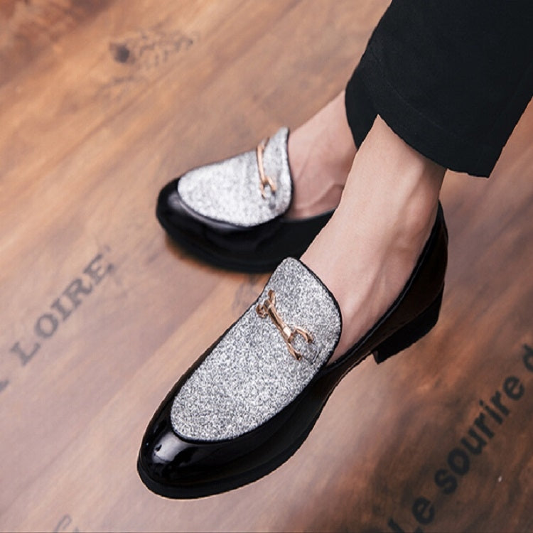 Britische spitze Schuhe Vielseitige Freizeitschuhe Slip-on Herrenschuhe, 38, 39, 40, 41, 42, 43, 44