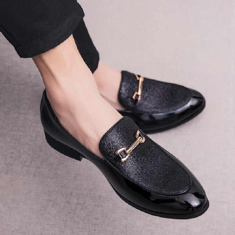 Britische spitze Schuhe Vielseitige Freizeitschuhe Slip-on Herrenschuhe, 38, 39, 40, 41, 42, 43, 44