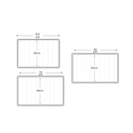 Marineserie Muster Bad WC Anti-Rutsch-Matte Flanell Saugfähige Fußmatte, 46x76cm, 50x80cm