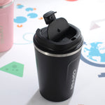 Smart Version Doppelter Edelstahl 304 Kaffeebecher Auto Thermosbecher Reise Thermobecher, 380ml Blau, 380ml Pink, 380ml Weiß, 380ml Schwarz, 380ml Grün, 510ml Weiß, 510ml Schwarz, 510ml Grün, 510ml Blau, 510ml Pink