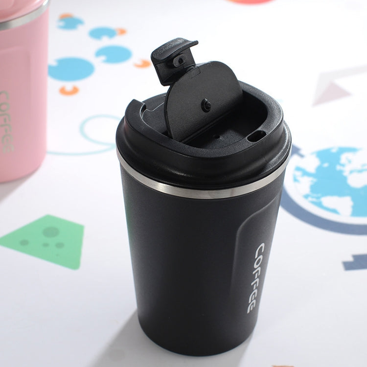 Smart Version Doppelter Edelstahl 304 Kaffeebecher Auto Thermosbecher Reise Thermobecher, 380ml Blau, 380ml Pink, 380ml Weiß, 380ml Schwarz, 380ml Grün, 510ml Weiß, 510ml Schwarz, 510ml Grün, 510ml Blau, 510ml Pink