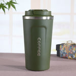 Smart Version Doppelter Edelstahl 304 Kaffeebecher Auto Thermosbecher Reise Thermobecher, 380ml Blau, 380ml Pink, 380ml Weiß, 380ml Schwarz, 380ml Grün, 510ml Weiß, 510ml Schwarz, 510ml Grün, 510ml Blau, 510ml Pink
