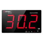 SNDWAY Wandmontierte 30~130dB Großbild Digitalanzeige Geräusch-Dezibel-Messgeräte, SW525B mit Speicher + USB, SW526A 18 Zoll Display, SW525G mit Speicher + USB Grün