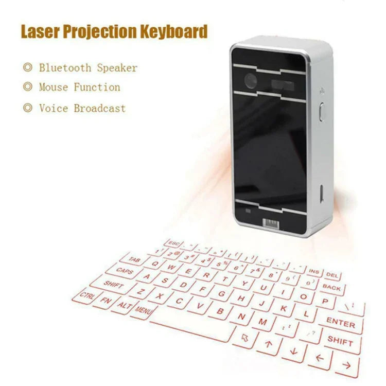 JHP-Best Tragbare virtuelle Laser Tastatur Maus Kabellose Bluetooth Laser Projektionslautsprecher