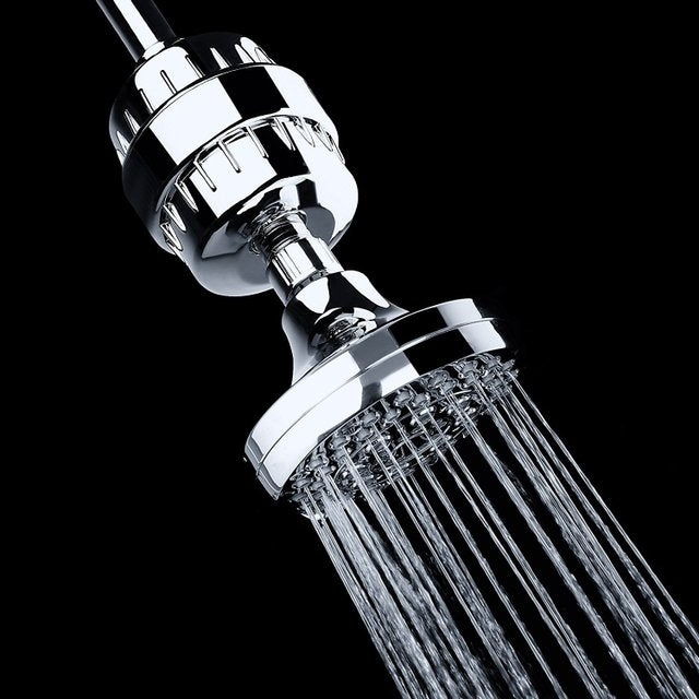 10-15 Schichten Aktivkohle Badezimmer Duschfilter Badewasserfilter Wasseraufbereiter Duschset, Aktivkohlefilter