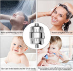10-15 Schichten Aktivkohle Badezimmer Duschfilter Badewasserfilter Wasseraufbereiter Duschset, Aktivkohlefilter
