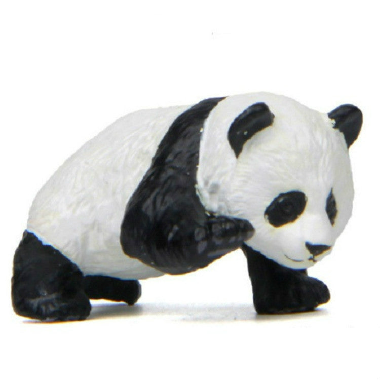 Panda Leben Mehrfach geformte Mikro-Landschaft Gebackene Landschaft Puppenornamente, sitzender Panda, kletternder Panda, liegender Panda, ruhender Panda