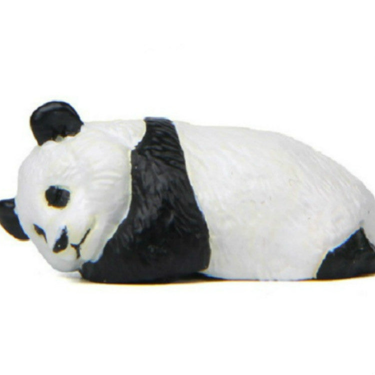 Panda Leben Mehrfach geformte Mikro-Landschaft Gebackene Landschaft Puppenornamente, sitzender Panda, kletternder Panda, liegender Panda, ruhender Panda