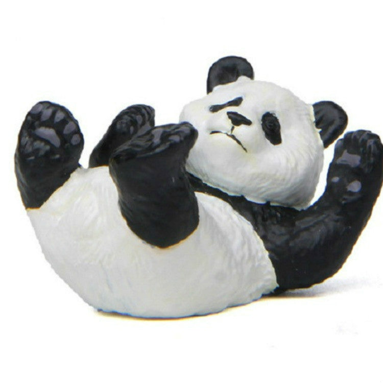 Panda Leben Mehrfach geformte Mikro-Landschaft Gebackene Landschaft Puppenornamente, sitzender Panda, kletternder Panda, liegender Panda, ruhender Panda