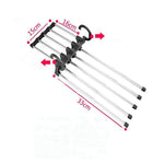 Multifunktionaler 5-in-1 Teleskop-Hosenbügel, 5-in-1 Teleskop-Kleiderbügel