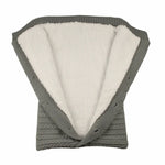 Warmer, weicher Strick-Babyschlafsack aus Baumwolle für Neugeborene