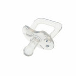 Baby Products Full Silicone Round Head Thumb Transparent Pacifier, Thumb, Round Head