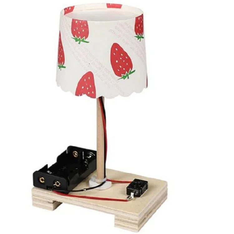 Kreativer DIY-Kleiner-Tischlampen-Technologie-Bausatz für die Grundschule, Handwerk, Materialwissenschafts-Experiment, DIY-Kleine-Tischlampe