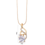 Modische Hochzeits Zirkon Kristall Schmuck-Sets für Damen