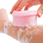 Silikon Kopfhaut-Duschmassagebürste Weiche Baby-Badebürste, Silikon Kopfhaut-Badebürste