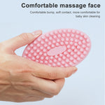 Silikon Kopfhaut-Duschmassagebürste Weiche Baby-Badebürste, Silikon Kopfhaut-Badebürste
