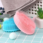 Silikon Kopfhaut-Duschmassagebürste Weiche Baby-Badebürste, Silikon Kopfhaut-Badebürste