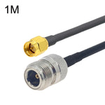 SMA Stecker zu N Buchse RG58 Koaxial Adapterkabel, SMA Stecker zu N Buchse 0,5m, SMA Stecker zu N Buchse 1m, SMA Stecker zu N Buchse 1,5m, SMA Stecker zu N Buchse 3m, SMA Stecker zu N Buchse 5m, SMA Stecker zu N Buchse 10m