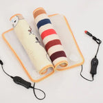 Animals Bed Heater Mat Heating Pad Winter Warmer Carpet Plush Electric Blanket Seat Heating Pad, 45x45cm 220V CN Plug