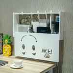 Steckdosen-Router-Aufbewahrungsbox, Set-Top-Box-Dekoration, TV-Schrank, Wohnzimmer-Verteilerdose, 40.5x20.5x9.5cm, 52x25x9.5cm