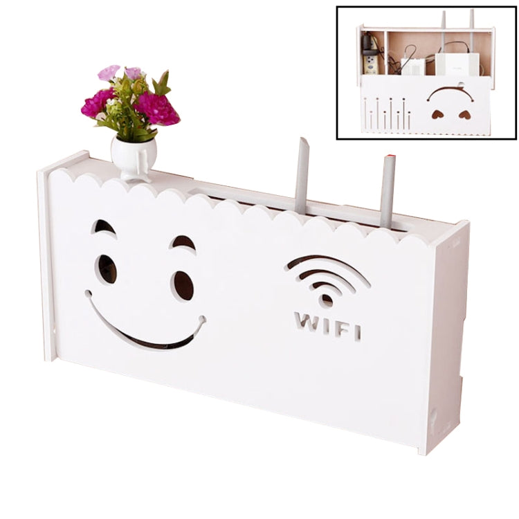 Steckdosen-Router-Aufbewahrungsbox, Set-Top-Box-Dekoration, TV-Schrank, Wohnzimmer-Verteilerdose, 40.5x20.5x9.5cm, 52x25x9.5cm