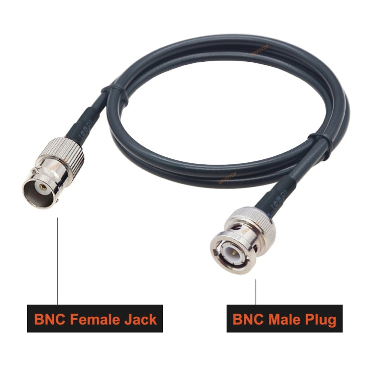 BNC Buchse zu BNC Stecker RG58 Koaxial Adapterkabel, BNC Buchse zu BNC Stecker 0,5m, BNC Buchse zu BNC Stecker 1m, BNC Buchse zu BNC Stecker 1,5m, BNC Buchse zu BNC Stecker 3m, BNC Buchse zu BNC Stecker 5m, BNC Buchse zu BNC Stecker 10m