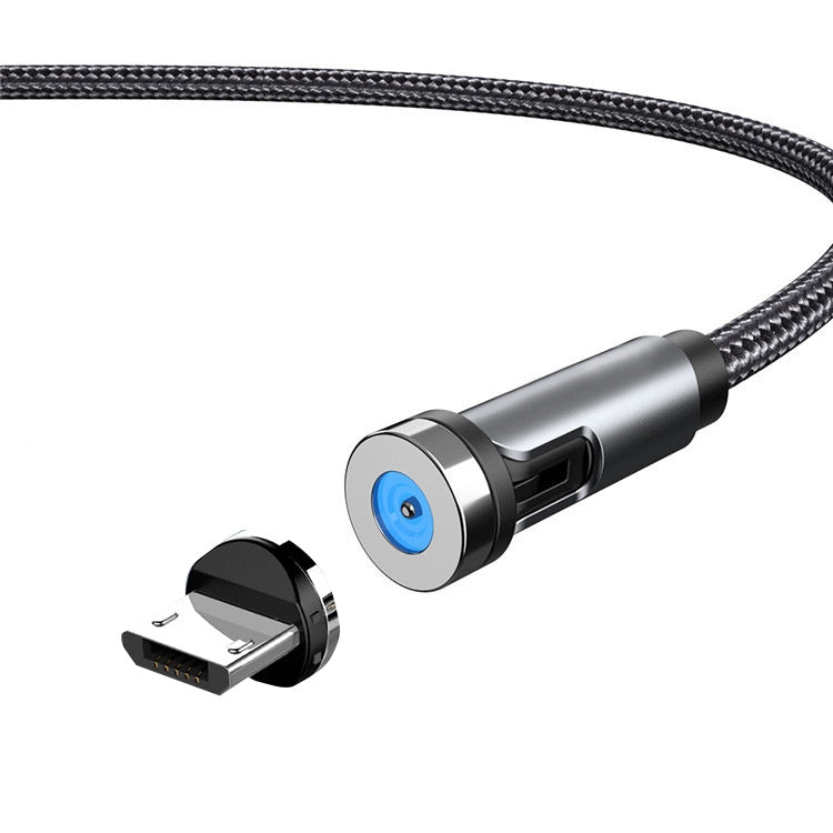 CC56 Staubstecker Drehbarer Magnetdraht, Kabellänge: 2m, 2m Android-Kopf, 2m Micro-USB, 2m Typ-C-Kopf, 2m 8-Pin-Kopf, 2m Leine+Drei Köpfe, 2m + 8Pin + Typ-C/USB-C + Micro USB, 2m Leine