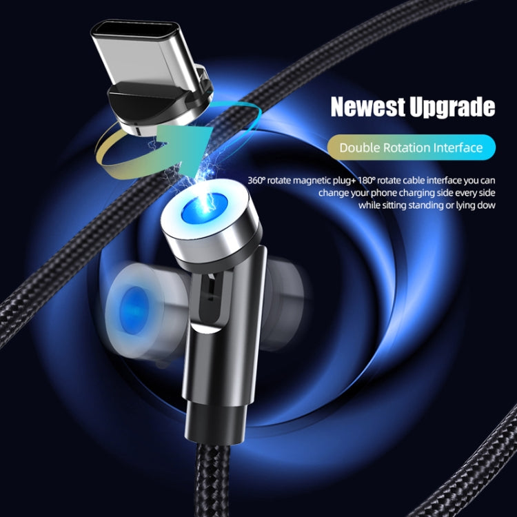 CC56 Staubstecker Drehbarer Magnetdraht, Kabellänge: 2m, 2m Android-Kopf, 2m Micro-USB, 2m Typ-C-Kopf, 2m 8-Pin-Kopf, 2m Leine+Drei Köpfe, 2m + 8Pin + Typ-C/USB-C + Micro USB, 2m Leine