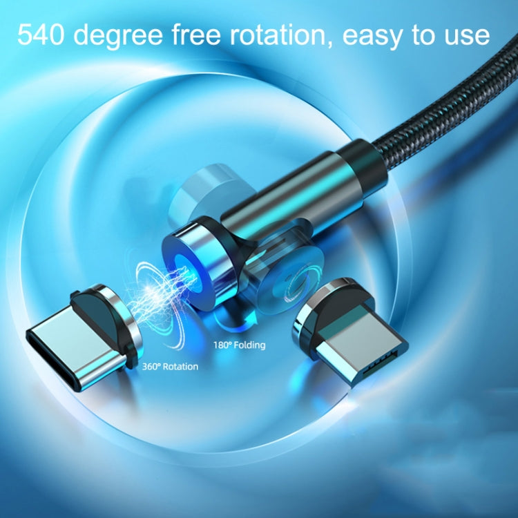CC56 Staubstecker Drehbarer Magnetdraht, Kabellänge: 2m, 2m Android-Kopf, 2m Micro-USB, 2m Typ-C-Kopf, 2m 8-Pin-Kopf, 2m Leine+Drei Köpfe, 2m + 8Pin + Typ-C/USB-C + Micro USB, 2m Leine