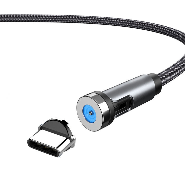 CC56 Staubstecker Drehbarer Magnetdraht, Kabellänge: 2m, 2m Android-Kopf, 2m Micro-USB, 2m Typ-C-Kopf, 2m 8-Pin-Kopf, 2m Leine+Drei Köpfe, 2m + 8Pin + Typ-C/USB-C + Micro USB, 2m Leine