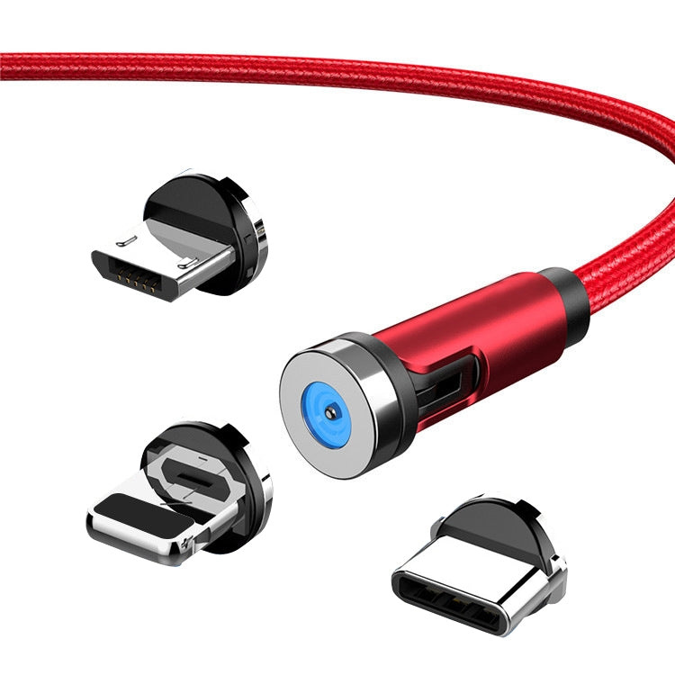 CC56 Staubstecker Drehbarer Magnetdraht, Kabellänge: 2m, 2m Android-Kopf, 2m Micro-USB, 2m Typ-C-Kopf, 2m 8-Pin-Kopf, 2m Leine+Drei Köpfe, 2m + 8Pin + Typ-C/USB-C + Micro USB, 2m Leine