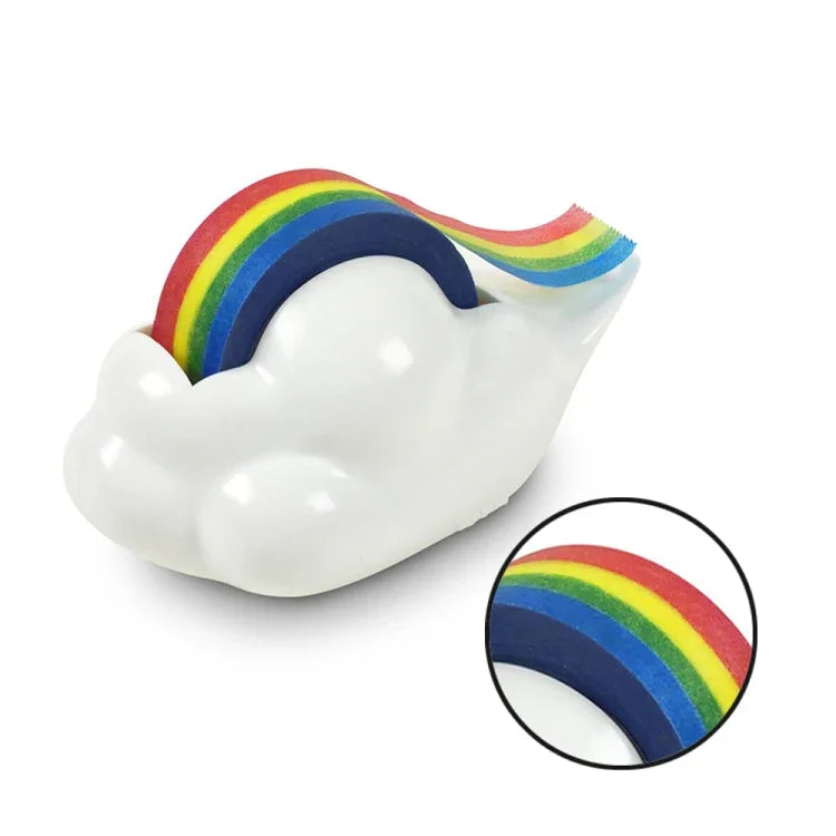 Creative Cloud Regenbogen-Klebeband-Sitzgummi-Cutter, Regenbogen-Klebeband