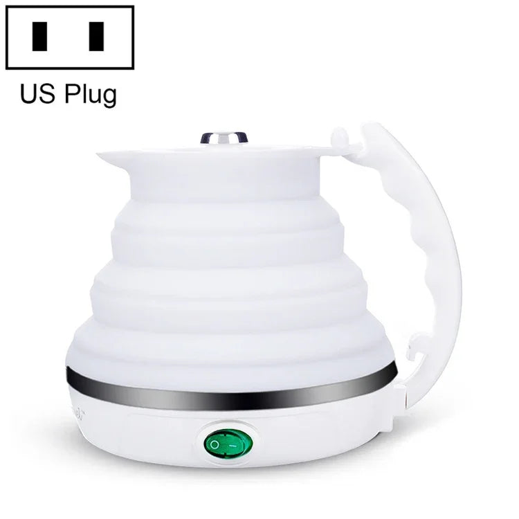Tragbarer faltbarer Silikon-Wasserkocher mit intelligenter konstanter Temperatur für Reisen und Camping, US-Stecker, EU-Stecker