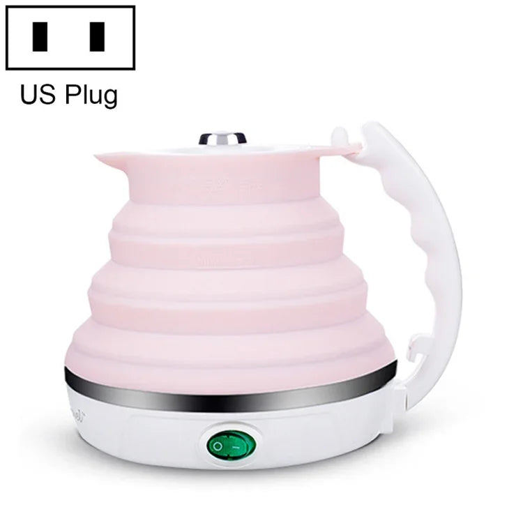 Tragbarer faltbarer Silikon-Wasserkocher mit intelligenter konstanter Temperatur für Reisen und Camping, US-Stecker, EU-Stecker