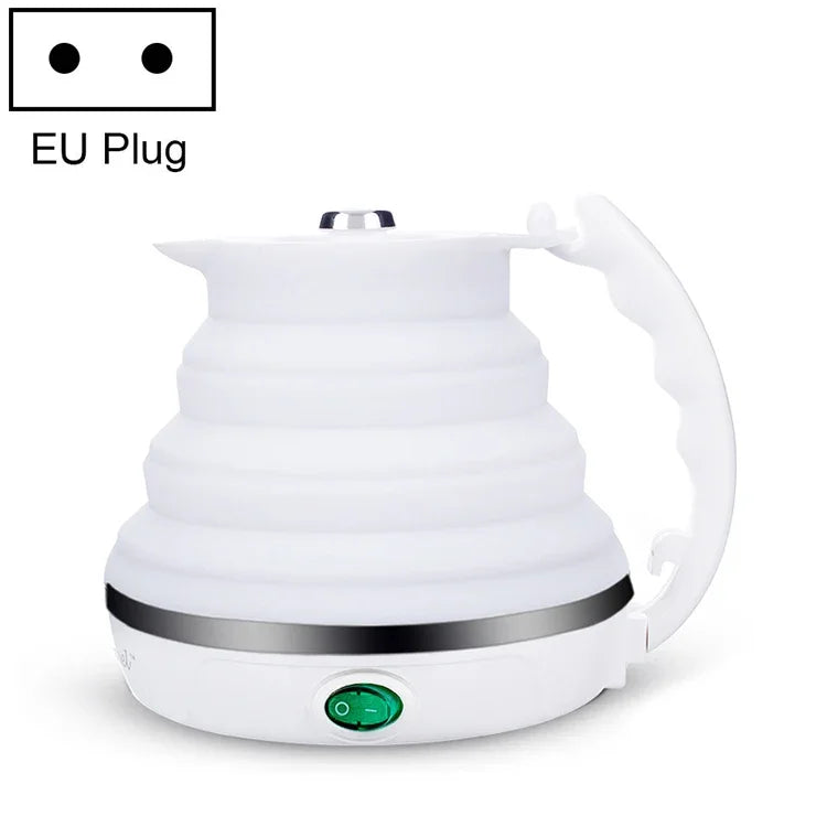 Tragbarer faltbarer Silikon-Wasserkocher mit intelligenter konstanter Temperatur für Reisen und Camping, US-Stecker, EU-Stecker