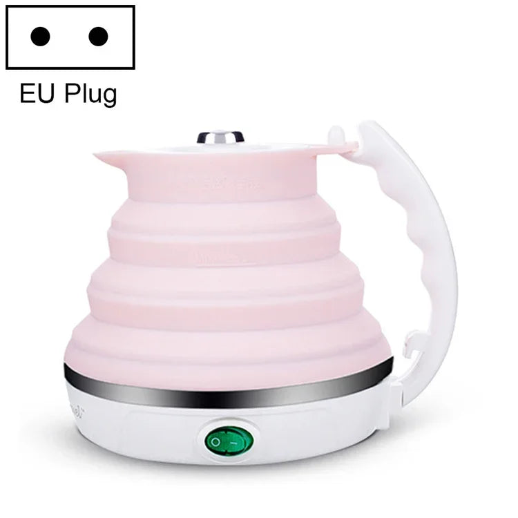 Tragbarer faltbarer Silikon-Wasserkocher mit intelligenter konstanter Temperatur für Reisen und Camping, US-Stecker, EU-Stecker
