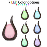 200ml Ultraschall Luftbefeuchter Aroma Ätherisches Öl Diffusor 7 Farben LED Nachtlicht Kühler Nebel-Macher, UK-Stecker, EU-Stecker