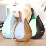 200ml Ultraschall Luftbefeuchter Aroma Ätherisches Öl Diffusor 7 Farben LED Nachtlicht Kühler Nebel-Macher, UK-Stecker, EU-Stecker